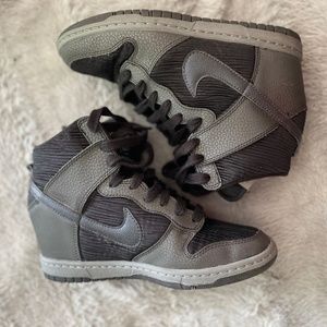 Nike high top sneaker wedges